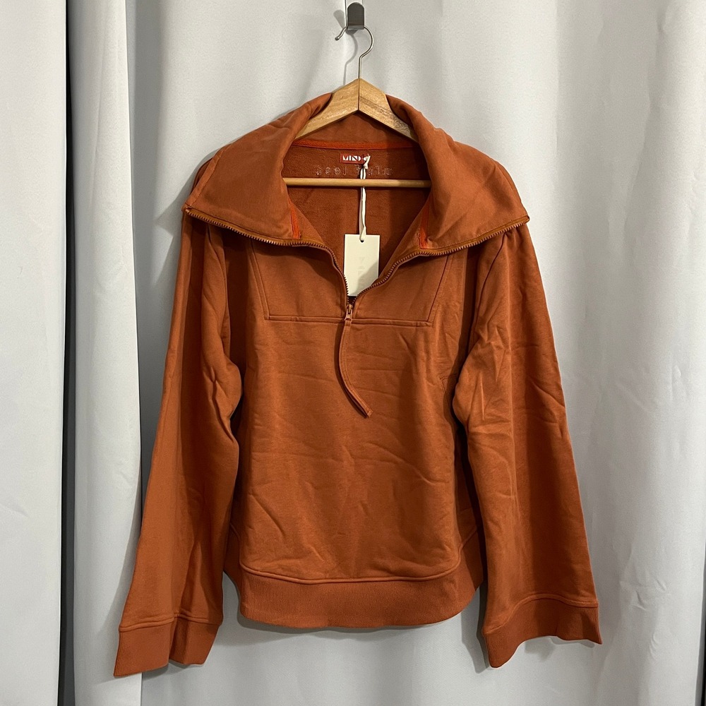 Mind Less Kyrie Irving Capsule 1 Medio Pullover Sienna Orange M Quarter Zip DSWT